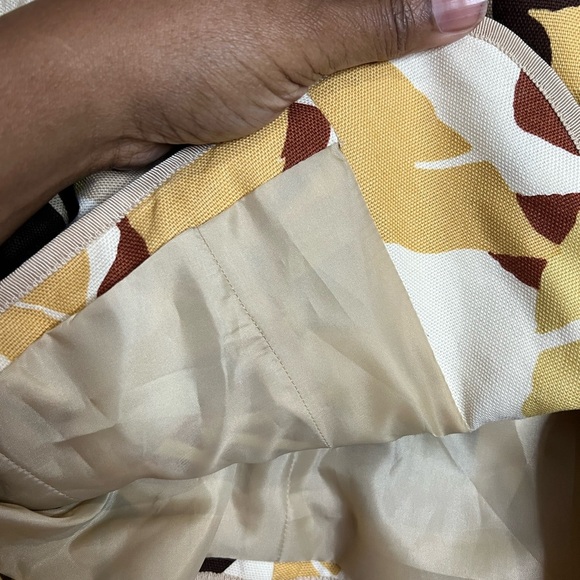 NWT - Norton McNaughton Women’s Blazer - Ivory - Size 14 Petite - Lead Print - Picture 8 of 8